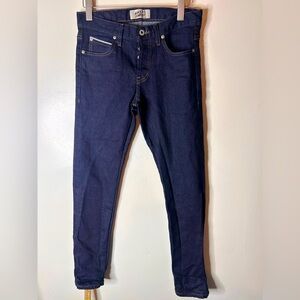 Naked Famous Jeans Super Guy Nightshade Stretch Selvedge Denim 30